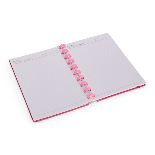 Caderno Capa Dura Disco Com Elástico ersonalizado