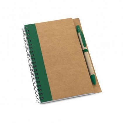 Caderno com Folhas Recicladas para Brinde Personalizado