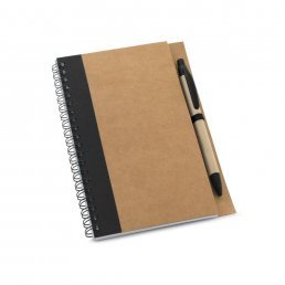 Caderno com Folhas Recicladas para Brinde Personalizado