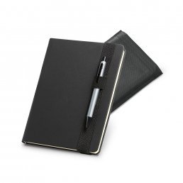 Caderno com Porta Caneta Personalizado