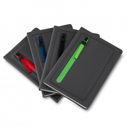 Caderno de Anotações com Porta Objetos Personalizado