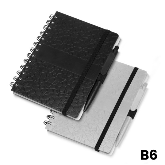 Caderno de Anotações Reciclado com Caneta Personalizado