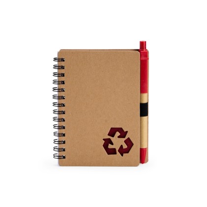 CADERNO ECOLÓGICO A6 RECICLADO COM CANETA Personalizado CADERNO ECOLÓGICO A6 RECICLADO COM CANETA Personalizado