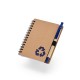 CADERNO ECOLÓGICO A6 RECICLADO COM CANETA Personalizado CADERNO ECOLÓGICO A6 RECICLADO COM CANETA Personalizado
