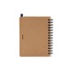 CADERNO ECOLÓGICO A6 RECICLADO COM CANETA Personalizado CADERNO ECOLÓGICO A6 RECICLADO COM CANETA Personalizado