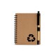 CADERNO ECOLÓGICO A6 RECICLADO COM CANETA Personalizado CADERNO ECOLÓGICO A6 RECICLADO COM CANETA Personalizado