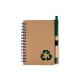 CADERNO ECOLÓGICO A6 RECICLADO COM CANETA Personalizado CADERNO ECOLÓGICO A6 RECICLADO COM CANETA Personalizado