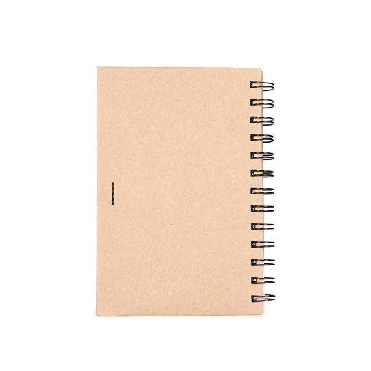 Caderno ecológico com autoadesivos e caneta Personalizado