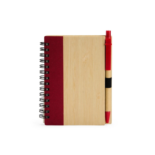 CADERNO ECOLÓGICO COM CANETA A6 Personalizado