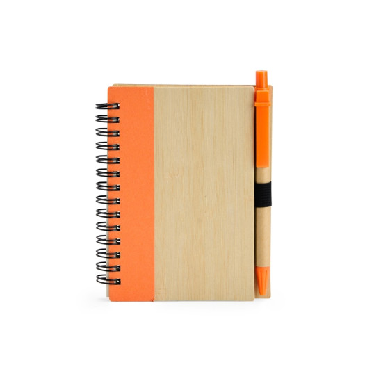 CADERNO ECOLÓGICO COM CANETA A6 Personalizado