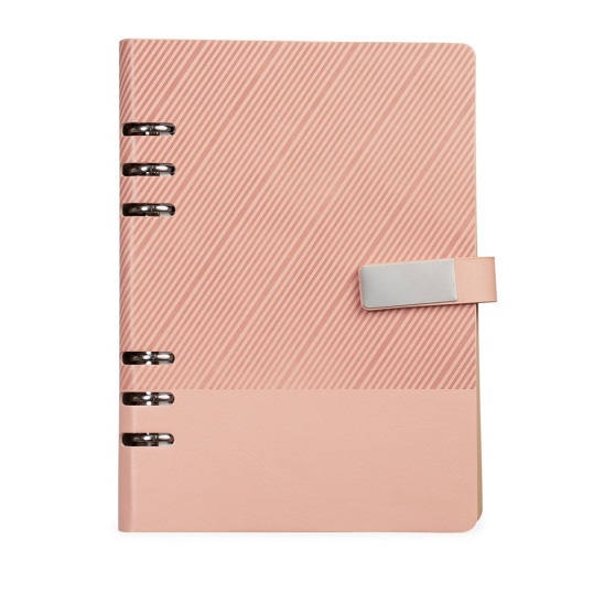 Caderno Fichário Couro Sintético Personalizado