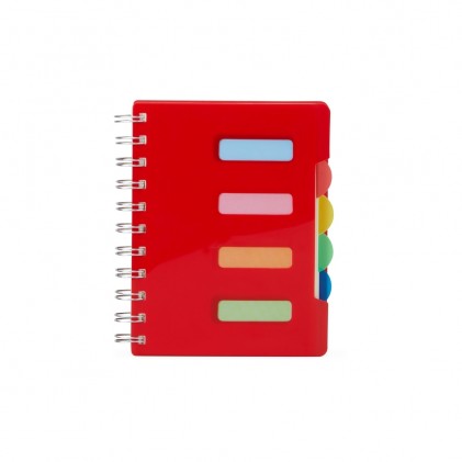 Caderno Pequeno com Divisórias Coloridas Personalizado