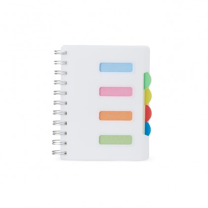 Caderno Pequeno com Divisórias Coloridas Personalizado