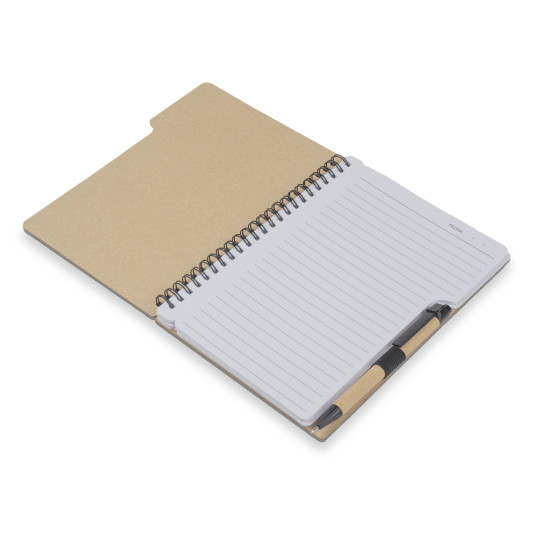 Caderno Reciclado com Caneta Personalizado
