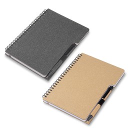 Caderno Reciclado com Caneta Personalizado