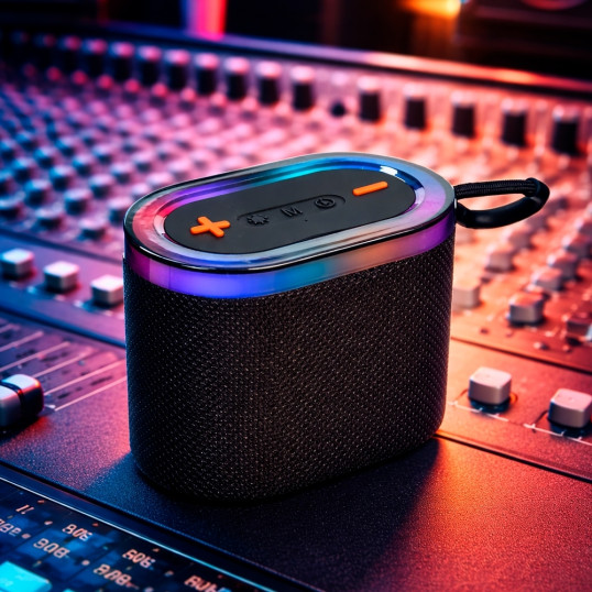 Caixa de Som Bluetooth Multimídia com LED Personalizada