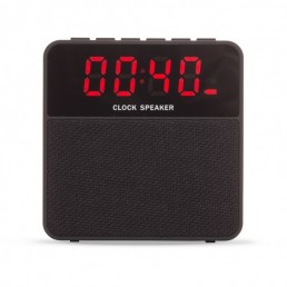 Caixa de Som com Relógio Personalizada