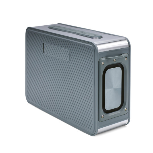 Caixa de som em ABS reciclado com microfone Personalizada