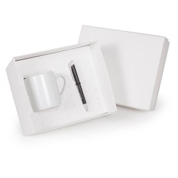 Caixa Presente com Berço para Caneta e Caneca Personalizada