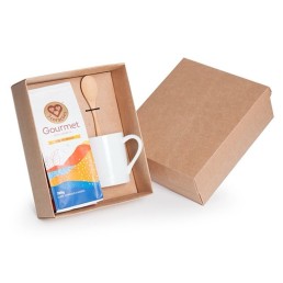 Caixa Presente com Berço para kit Café Personalizada