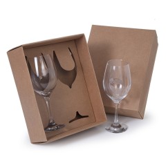 Caixa presente para taça de vinho Personalizada