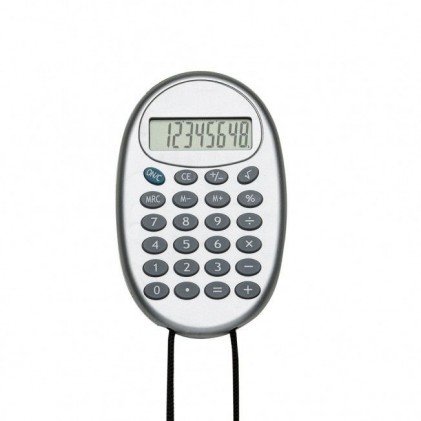Calculadora Oval Com Cordão Personalizada