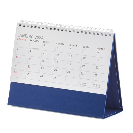 Calendário de Mesa 2026 Grande Personalizada