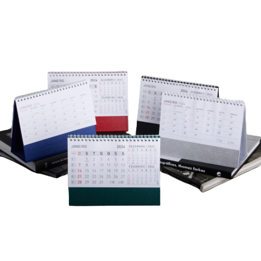 Calendário de Mesa 2026 Grande Personalizada