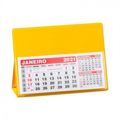 Calendário de Mesa Pequeno Personalizada