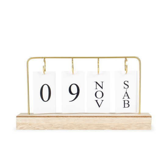 Calendário Permanente MDF Personalizado