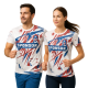 Camisa Unissex em Poliéster Personalizada