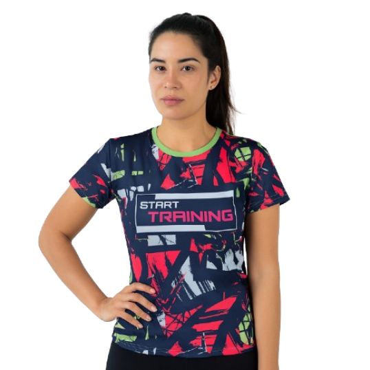 Camiseta Feminina em Poliéster Personalizada