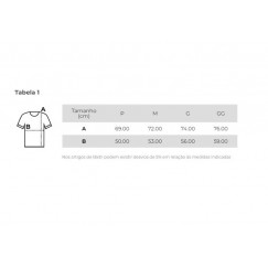 Camiseta Unissex Corte Retangular Personalizada