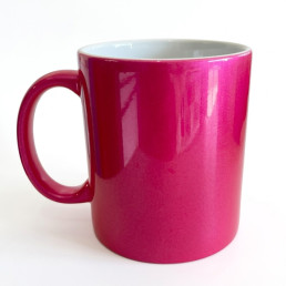 Caneca Cerâmica Perolada 325 ml Personalizada