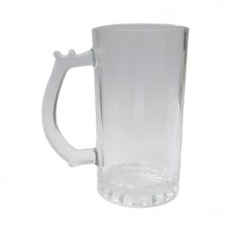 Caneca Chopp Vidro Lisa 460 ML Personalizada