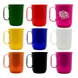 Caneca De Alumínio 500 ml Personalizada