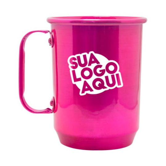 Caneca De Alumínio 500 ml Personalizada