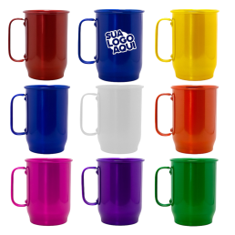 Caneca De Alumínio 600 ml Personalizada