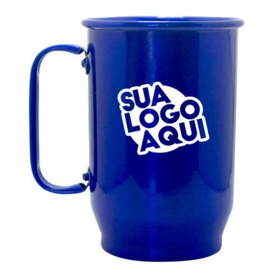 Caneca De Alumínio 600 ml Personalizada