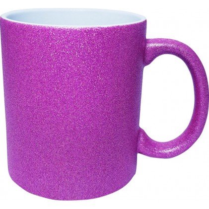 Caneca de Cerâmica com Glitter 325 ml Personalizada