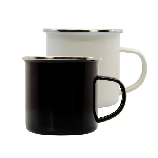 Caneca Metal Esmaltada 350 ML Personalizada