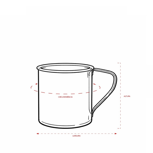 Caneca Inox 300 ml Personalizada