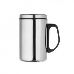 Caneca Inox com Parede Dupla e Tampa 350 ml Personalizada