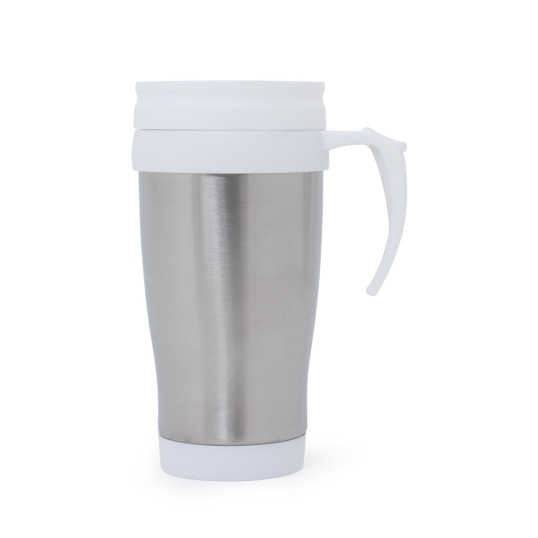 Caneca Inox Com Tampa 400 ml Personalizada