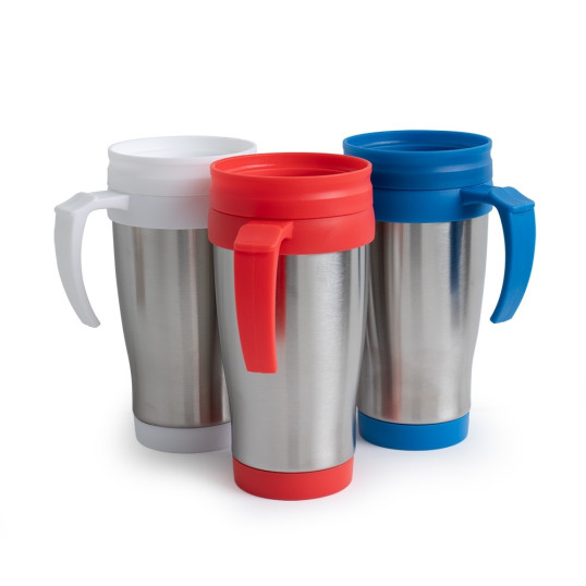 Caneca Inox Com Tampa 400 ml Personalizada