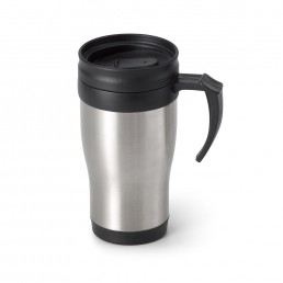 Caneca Inox com Tampa 420 ML Personalizada