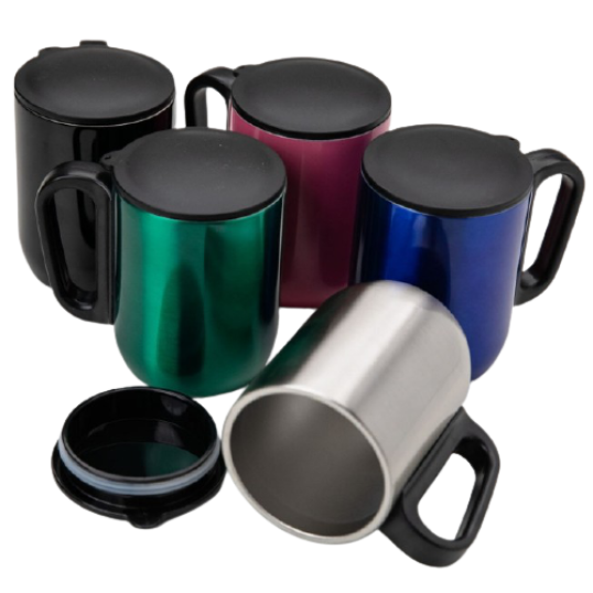 Caneca Inox Parede Dupla 230 ml Personalizada