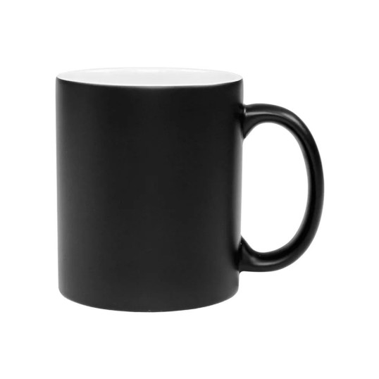 Caneca Cerâmica Mágica Fosco 350 ml Personalizada
