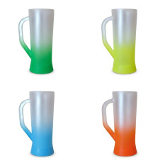 Caneca plastica Slim Com LED 400 ml Personalizada