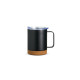 Caneca Térmica Inox com Base Cortiça de 400 ml Personalizada